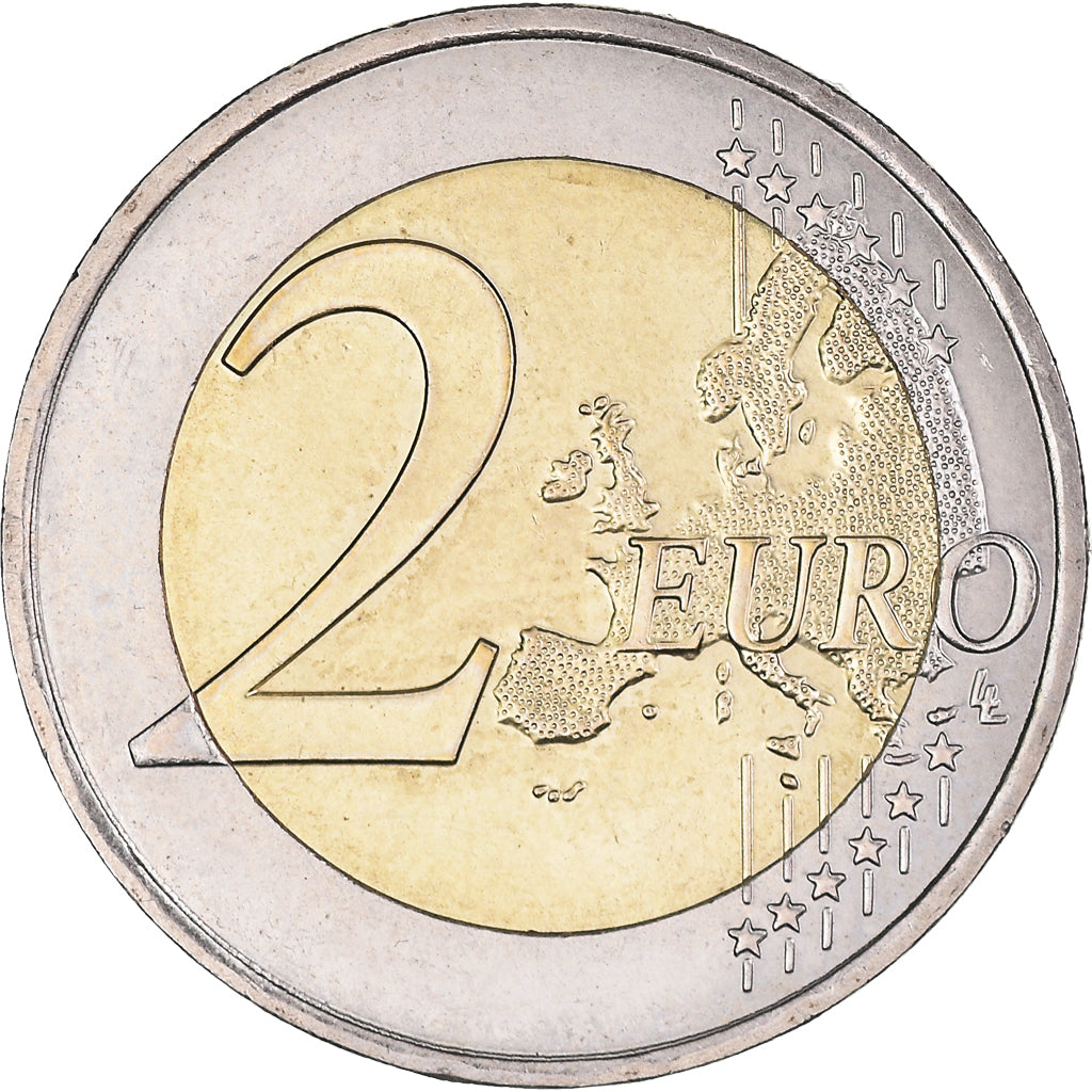 Monaco, 2 Euro, 2016, MS(60-62), Bi-Metallic, Gadoury:MC 195