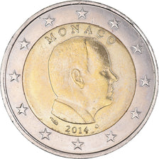 Monaco, 2 Euro, 2014, BB+, Bi-metallico, Gadoury:MC 195, KM:New
