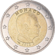 Monaco, 2 Euro, Prince Albert, 2012, Paris, AU(50-53), Bi-Metallic, KM:195