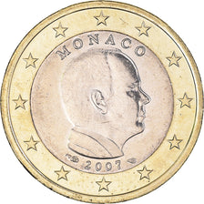 Monaco, Euro, Prince Albert, 2007, Paris, MS(60-62), Bi-Metallic, KM:194
