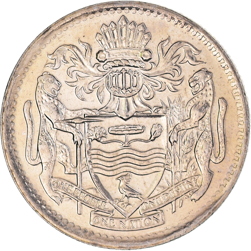 Coin, Guyana, 10 Cents, 1987, MS(64), Copper-nickel, KM:33