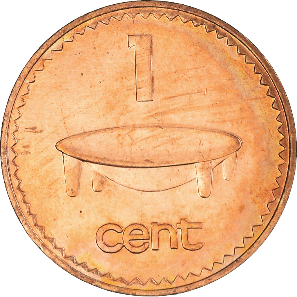 Coin, Fiji, Elizabeth II, Cent, 1987, MS(63), Bronze, KM:49