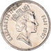 Coin, Fiji, Elizabeth II, 5 Cents, 1987, EF(40-45), Copper-nickel, KM:51