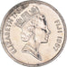 Moeda, Fiji, Elizabeth II, 5 Cents, 1987, EF(40-45), Cobre-níquel, KM:51