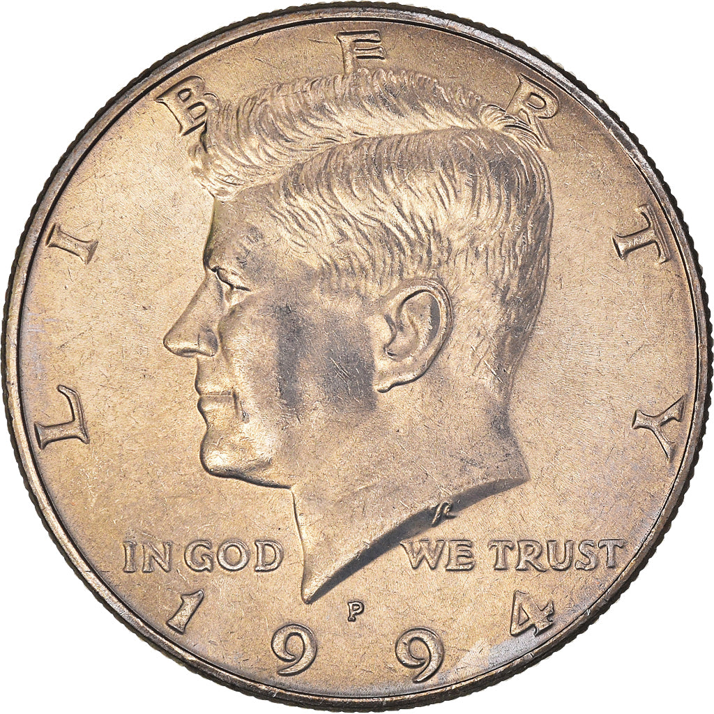Coin, United States, Kennedy Half Dollar, Half Dollar, 1994, U.S. Mint