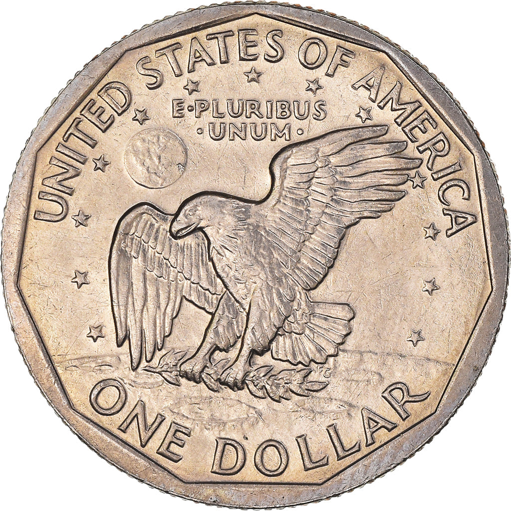 Coin, United States, Dollar, 1980, Philadelphia, MS(60-62), Copper-Nickel Clad