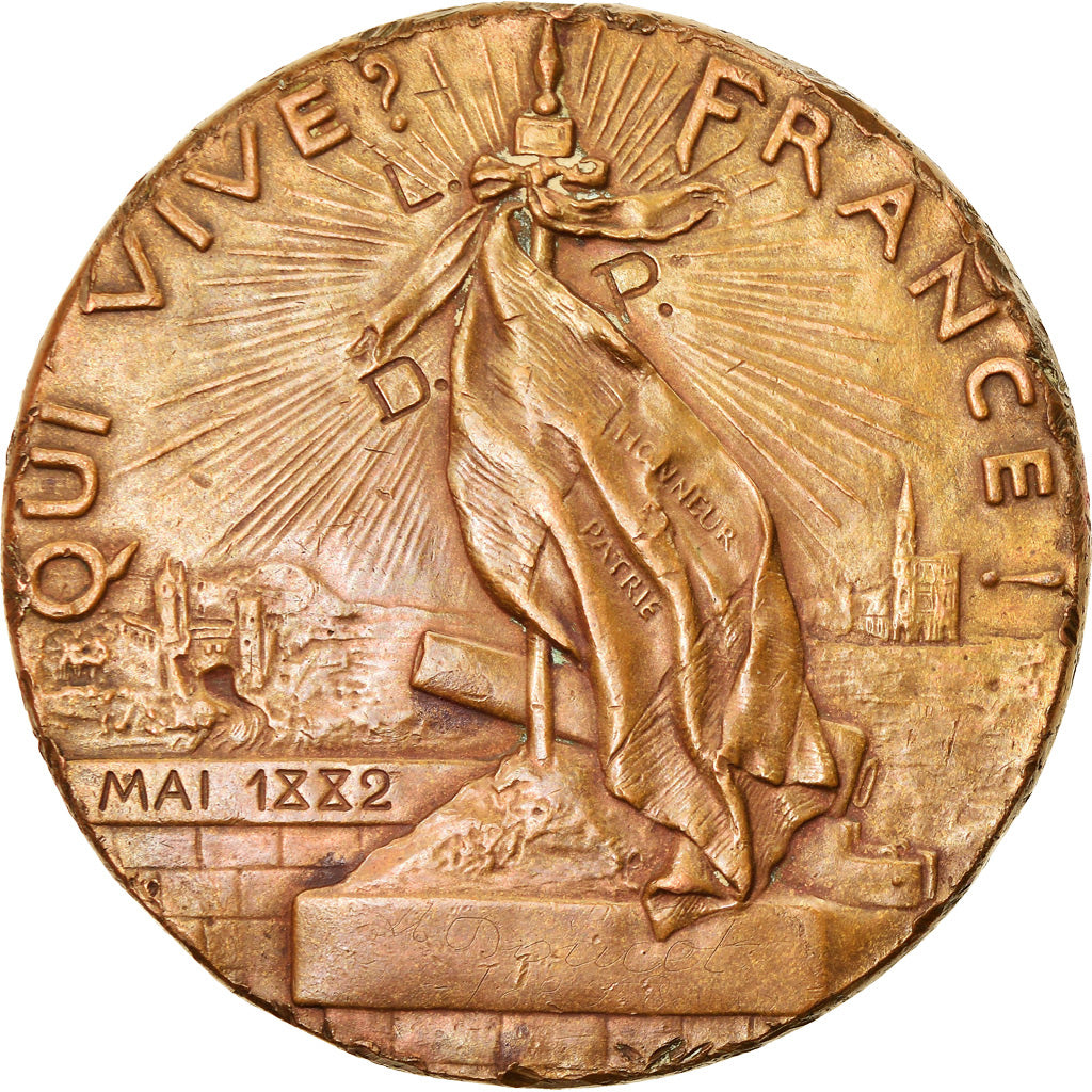 France, Médaille, Ligue des Patriotes, Dubois.H, TB+, Bronze