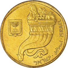 Monnaie, Israël, 5 Sheqalim, 1982, SUP+, Bronze-Aluminium, KM:118
