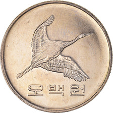 Coin, KOREA-SOUTH, 500 Won, 1989, MS(63), Copper-nickel