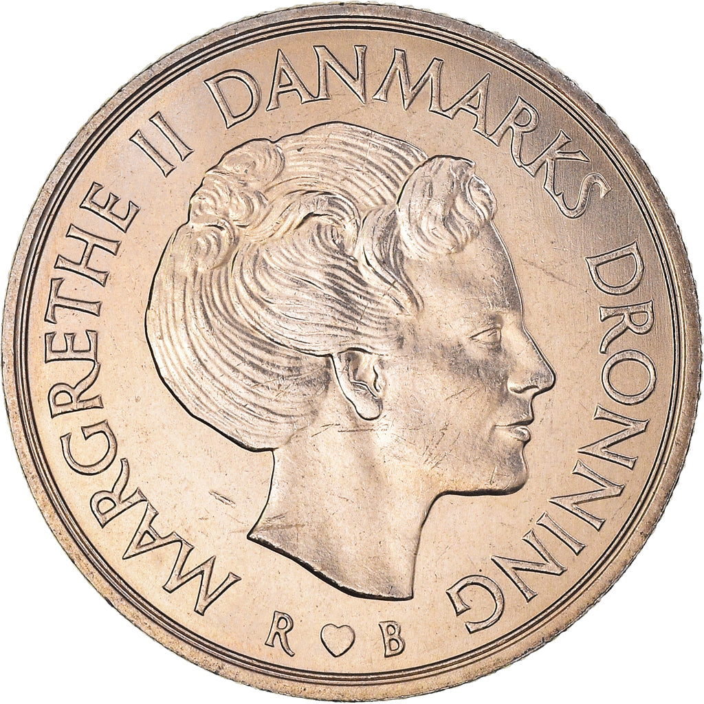 Monnaie, Danemark, Margrethe II, Krone, 1987, Copenhagen, SPL, Cupro-nickel