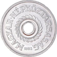 Monnaie, Hongrie, 2 Filler, 1983, Budapest, SPL, Aluminium, KM:546