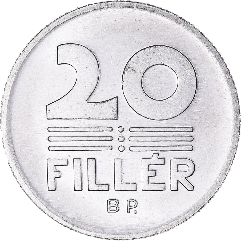 Münze, Ungarn, 20 Fillér, 1983, Budapest, UNZ+, Aluminium, KM:573