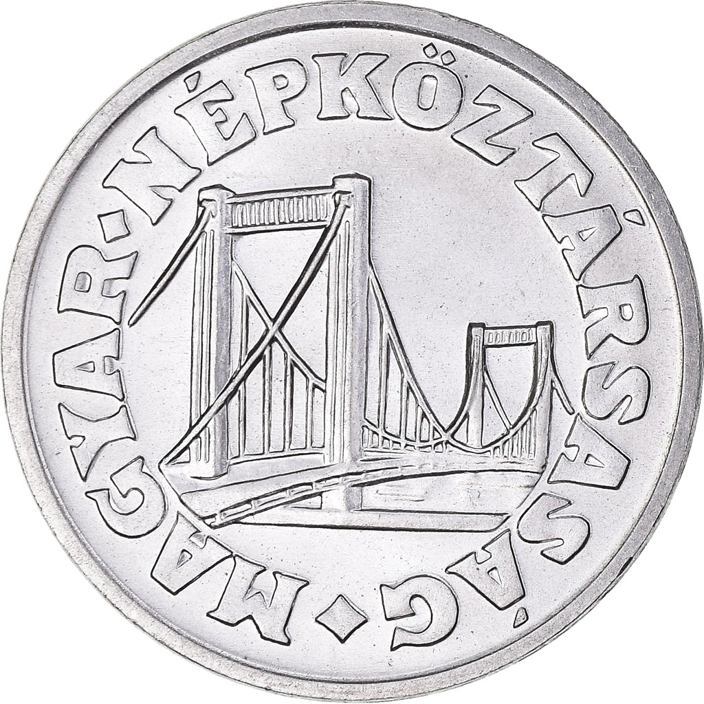 Moneda, Hungría, 50 Fillér, 1983, Budapest, SC, Aluminio, KM:574