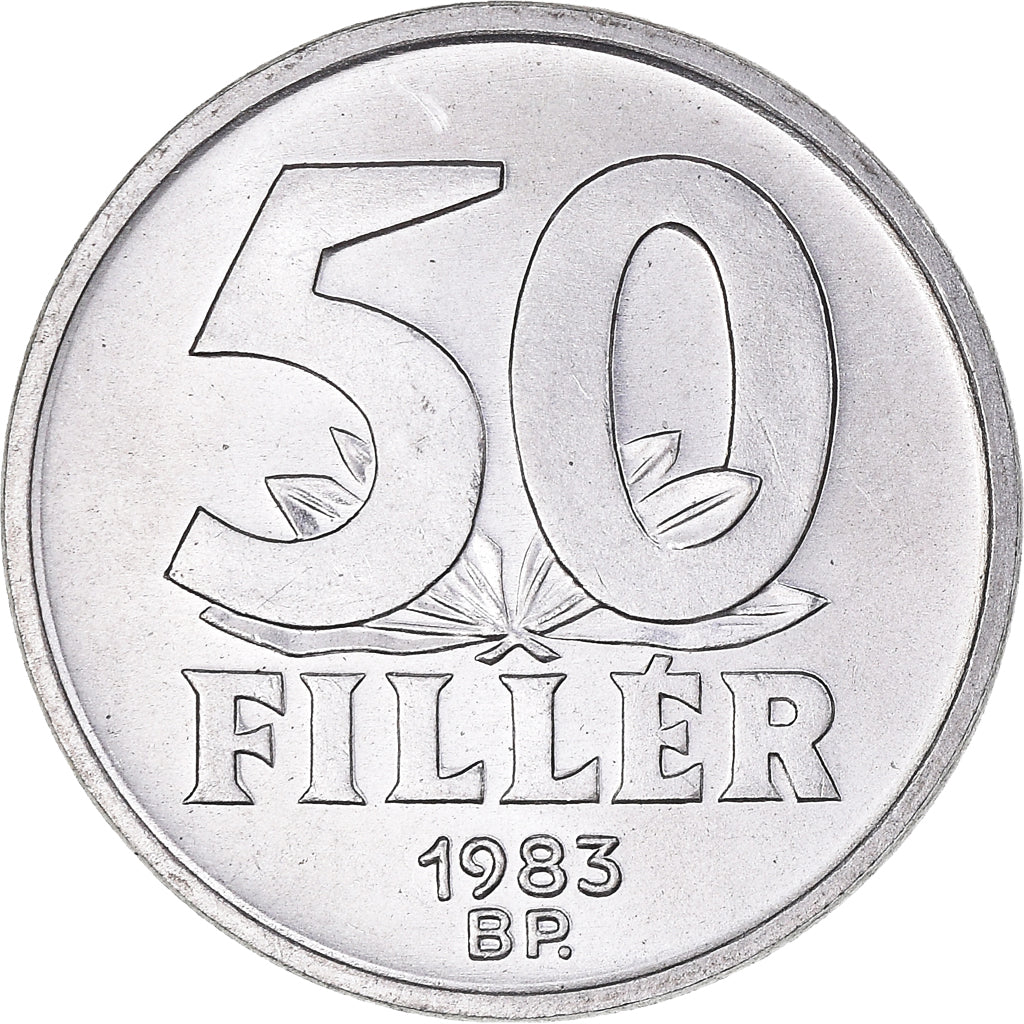 Moneda, Hungría, 50 Fillér, 1983, Budapest, SC, Aluminio, KM:574