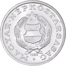 Coin, Hungary, Forint, 1983, MS(64), Aluminum, KM:575