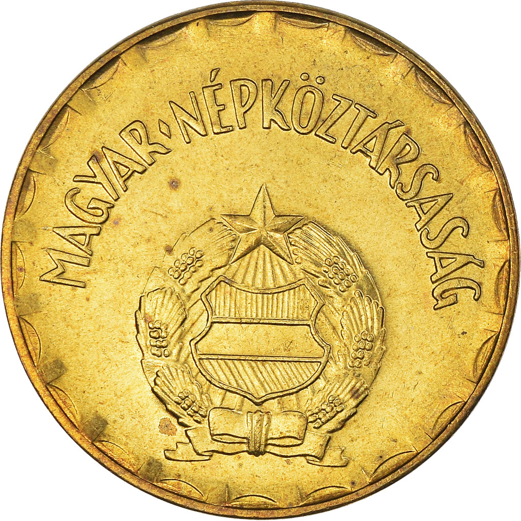 Coin, Hungary, 2 Forint, 1983, MS(60-62), Brass, KM:591