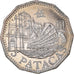 Coin, Macau, 5 Patacas, 1992, British Royal Mint, MS(63), Copper-nickel, KM:56