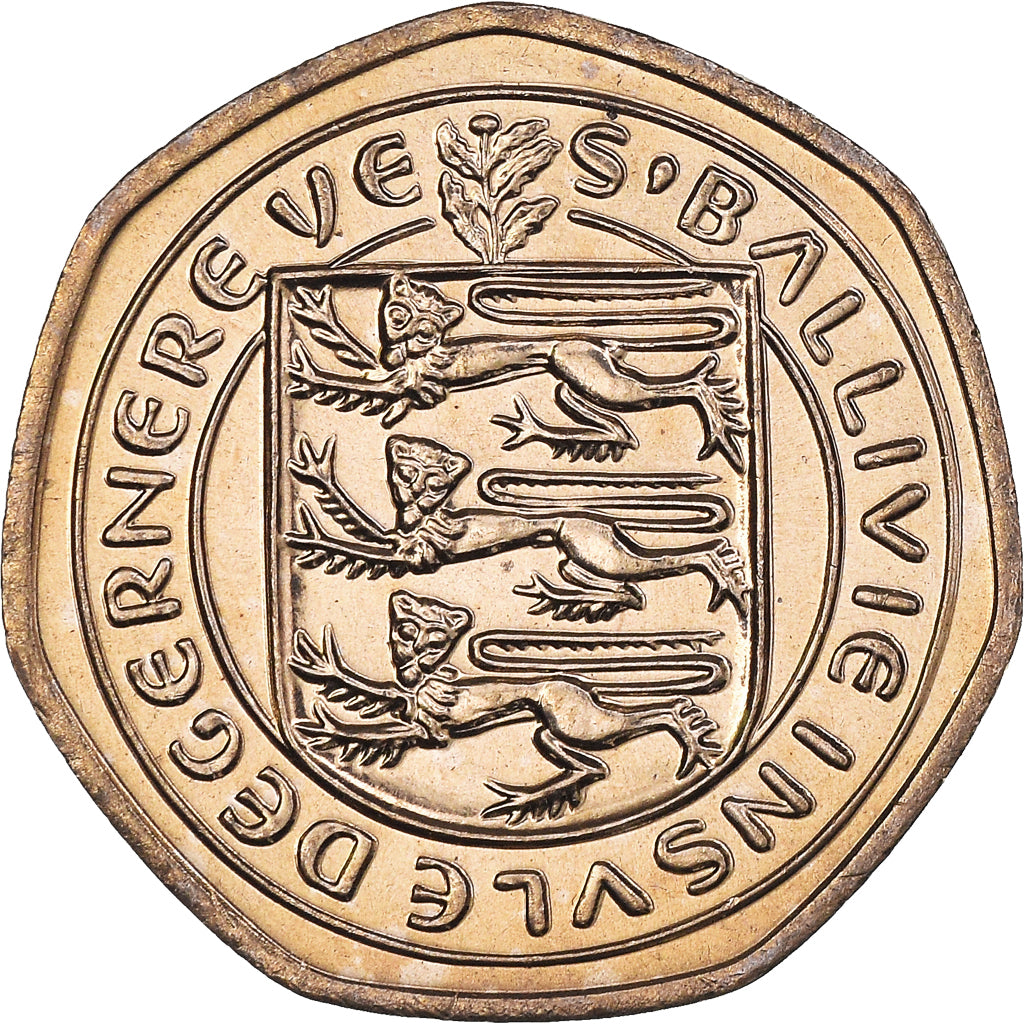 Monnaie, Guernesey, Elizabeth II, 20 Pence, 1983, SPL, Cupro-nickel, KM:38