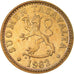 Monnaie, Finlande, 10 Pennia, 1982, SPL+, Bronze-Aluminium, KM:46