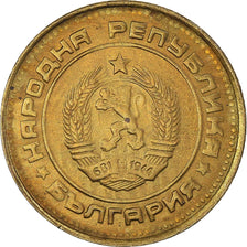 Coin, Bulgaria, 2 Stotinki, 1989, MS(63), Brass, KM:85