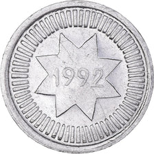Coin, Azerbaijan, 10 Qapik, 1992, AU(50-53), Aluminum, KM:2