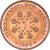 Moneta, Turkmenistan, Tenge, 1993, MS(60-62), Miedź platerowana stalą, KM:1