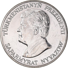 Munten, Turkmenistan, 50 Tenge, 1993, PR, Nickel plated steel, KM:5