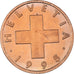 Coin, Switzerland, Rappen, 1995, Bern, MS(63), Bronze, KM:46