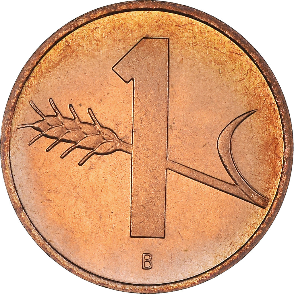 Coin, Switzerland, Rappen, 1995, Bern, MS(63), Bronze, KM:46