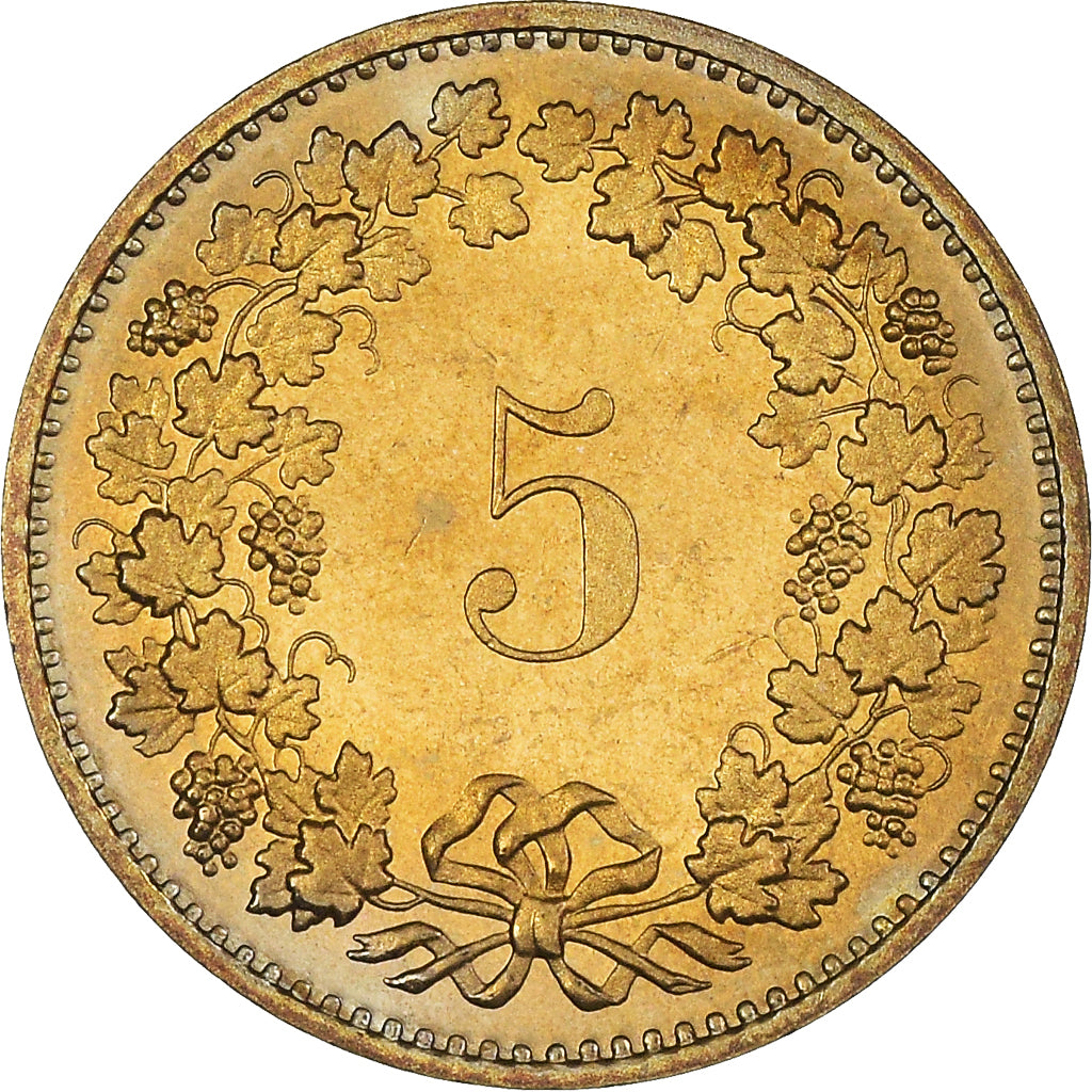 Monnaie, Suisse, 5 Rappen, 1982, Bern, SPL+, Bronze-Aluminium, KM:26c