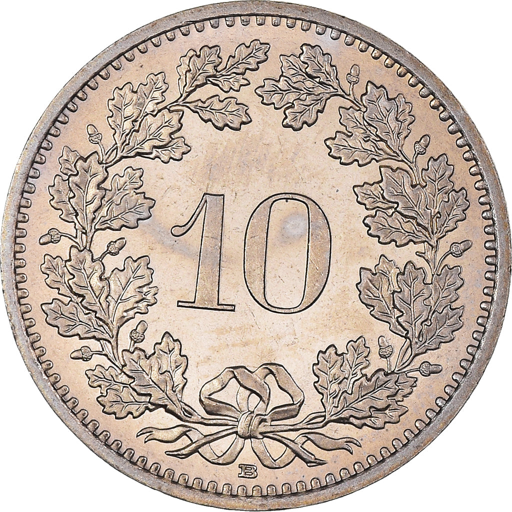 Monnaie, Suisse, 10 Rappen, 1991, Bern, SPL+, Cupro-nickel, KM:27