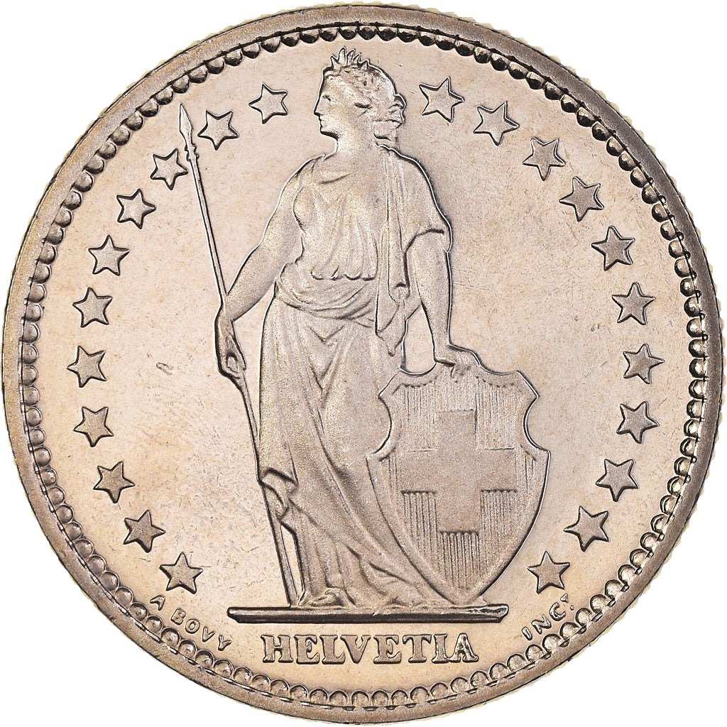 Moneta, Svizzera, 2 Francs, 1982, Proof / BE, SPL+, Rame-nichel, KM:21a.2