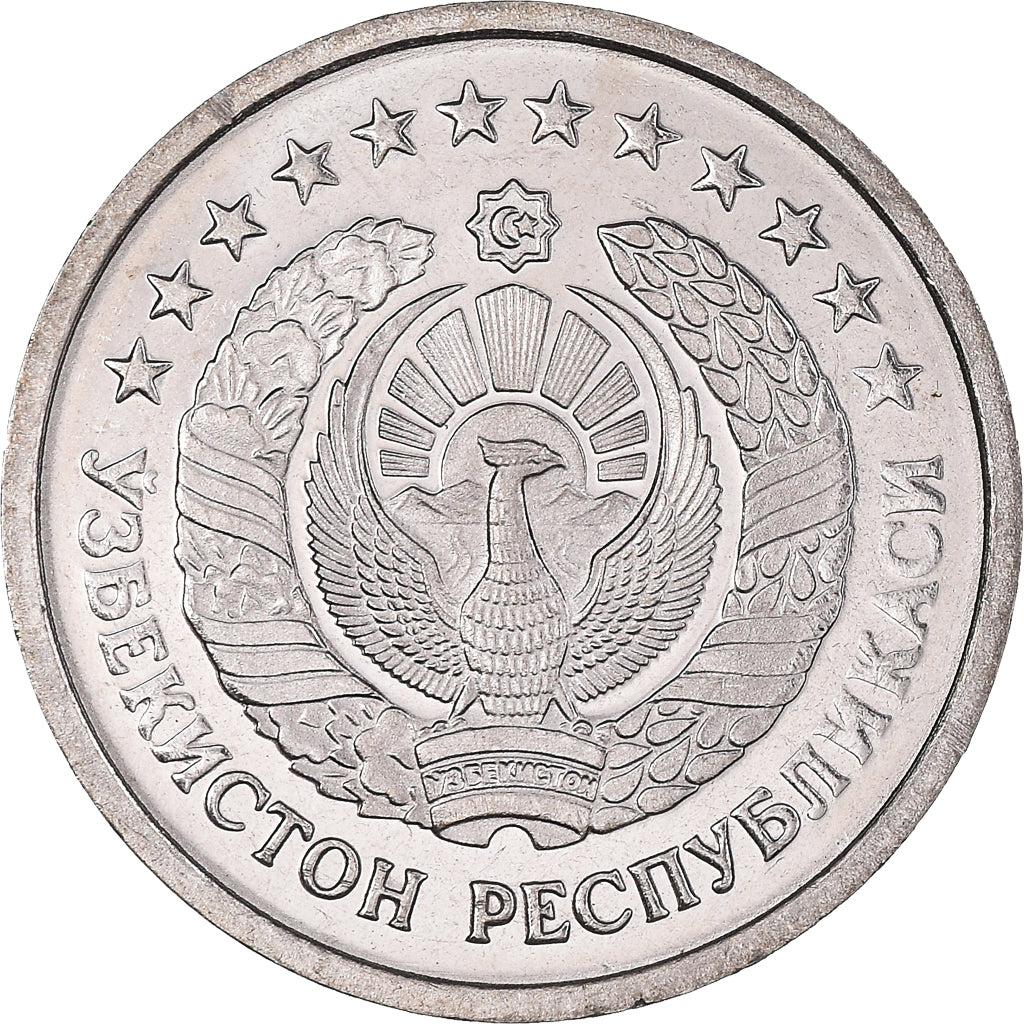 Monnaie, Ouzbékistan, 20 Tiyin, 1994, SPL, Nickel Clad Steel, KM:5.1