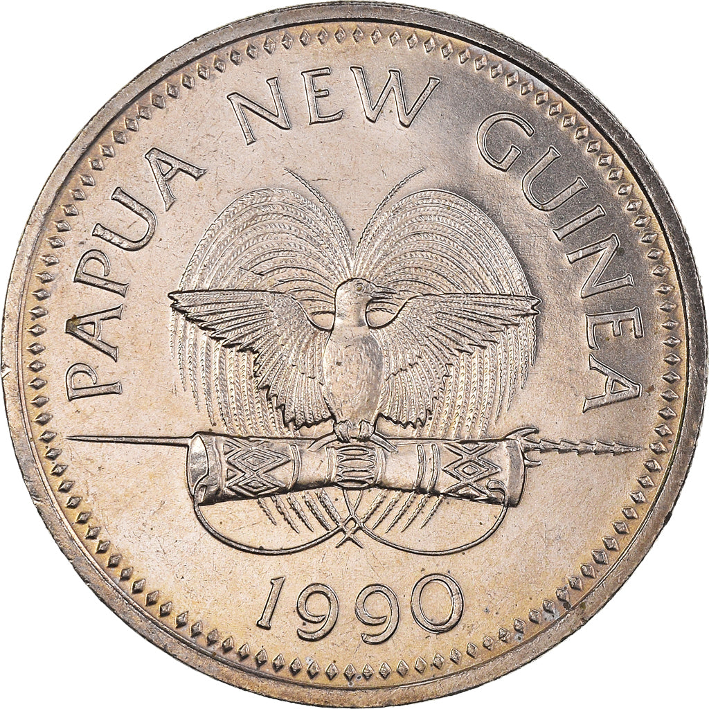 Monnaie, Papouasie-Nouvelle-Guinée, 20 Toea, 1990, SUP, Cupro-nickel, KM:5