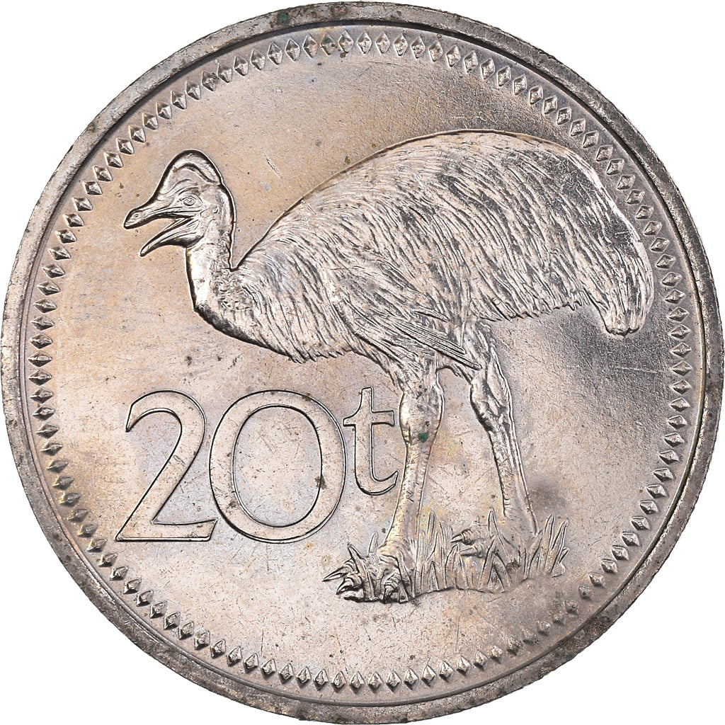 Monnaie, Papouasie-Nouvelle-Guinée, 20 Toea, 1990, SUP, Cupro-nickel, KM:5