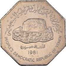 Moneda, YEMEN, REPÚBLICA DEMOCRÁTICA DE, 100 Fils, 1981, EBC, Cobre - níquel