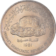 Moneda, YEMEN, REPÚBLICA DEMOCRÁTICA DE, 250 Fils, 1981, EBC, Cobre - níquel