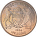 Moeda, Botsuana, 50 Thebe, 1984, British Royal Mint, MS(63), Cobre-níquel, KM:7