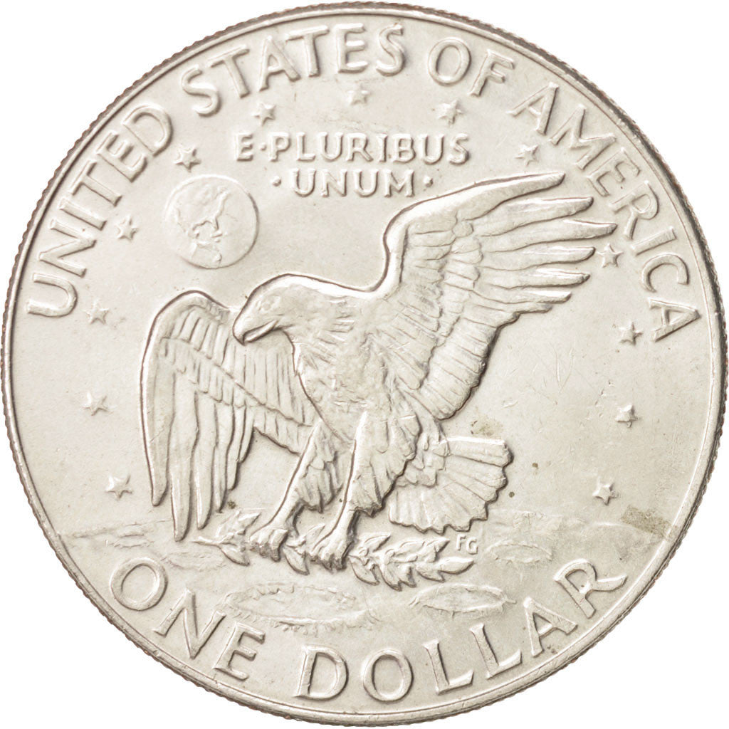United States, Eisenhower Dollar, Dollar, 1977, Denver, KM:A203, AU(55-58)