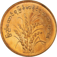 Monnaie, Myanmar, 50 Pyas, 1975, SPL, Laiton, KM:46