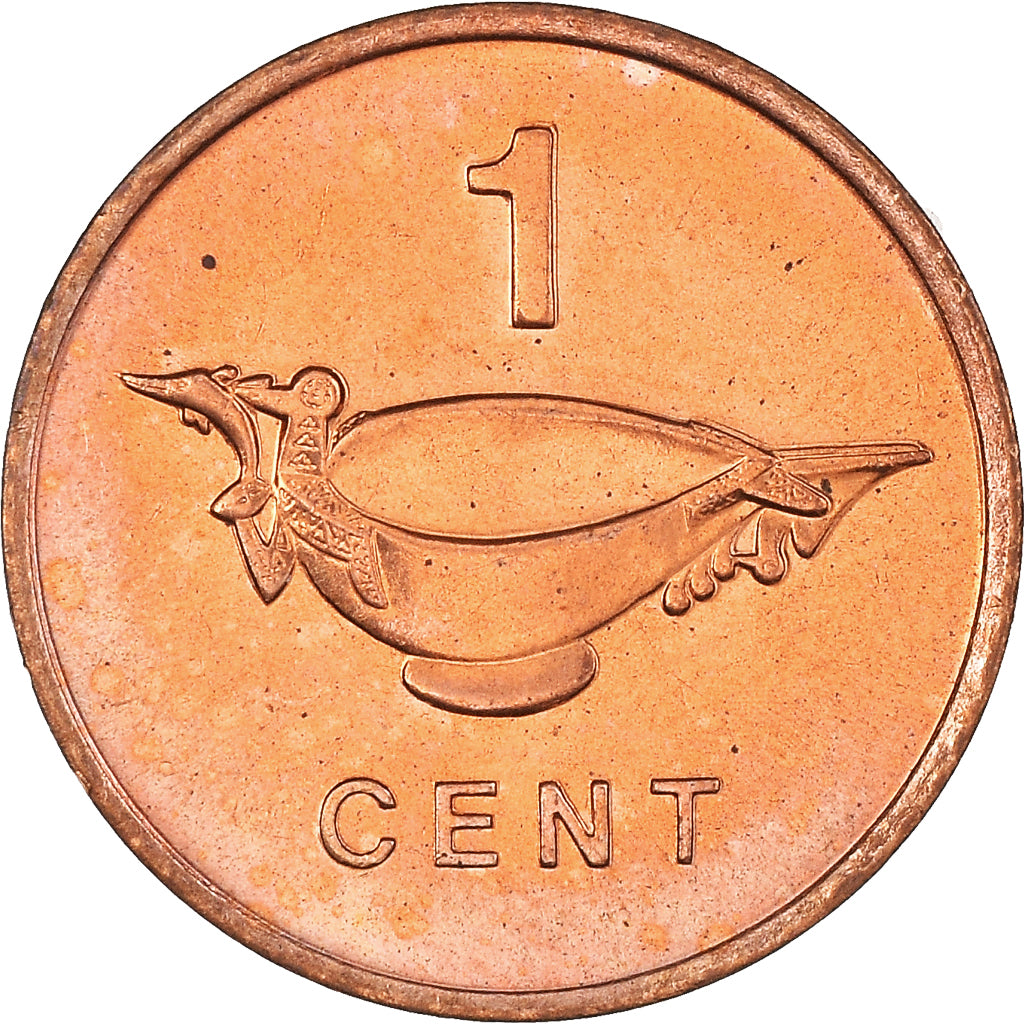 Monnaie, Îles Salomon, Elizabeth II, Cent, 1987, SPL, Bronze Plated Steel