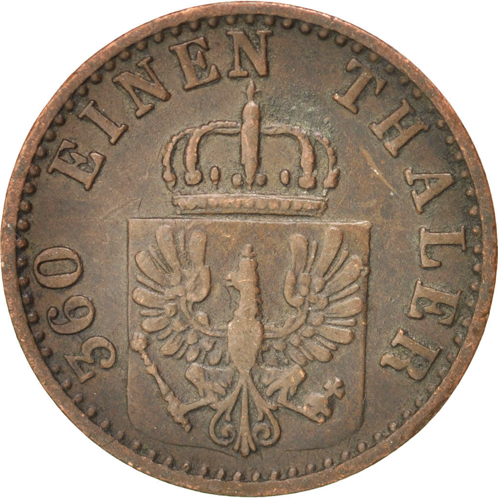 German States, PRUSSIA, Pfennig, 1868, Berlin, KM:480, VF(30-35), Copper