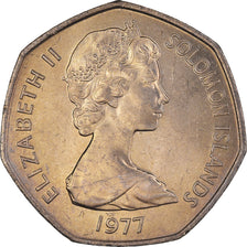 Moneda, Islas Salomón, Dollar, 1977, SC, Cobre - níquel, KM:6