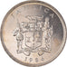 Coin, Jamaica, Elizabeth II, 25 Cents, 1986, Franklin Mint, MS(63)