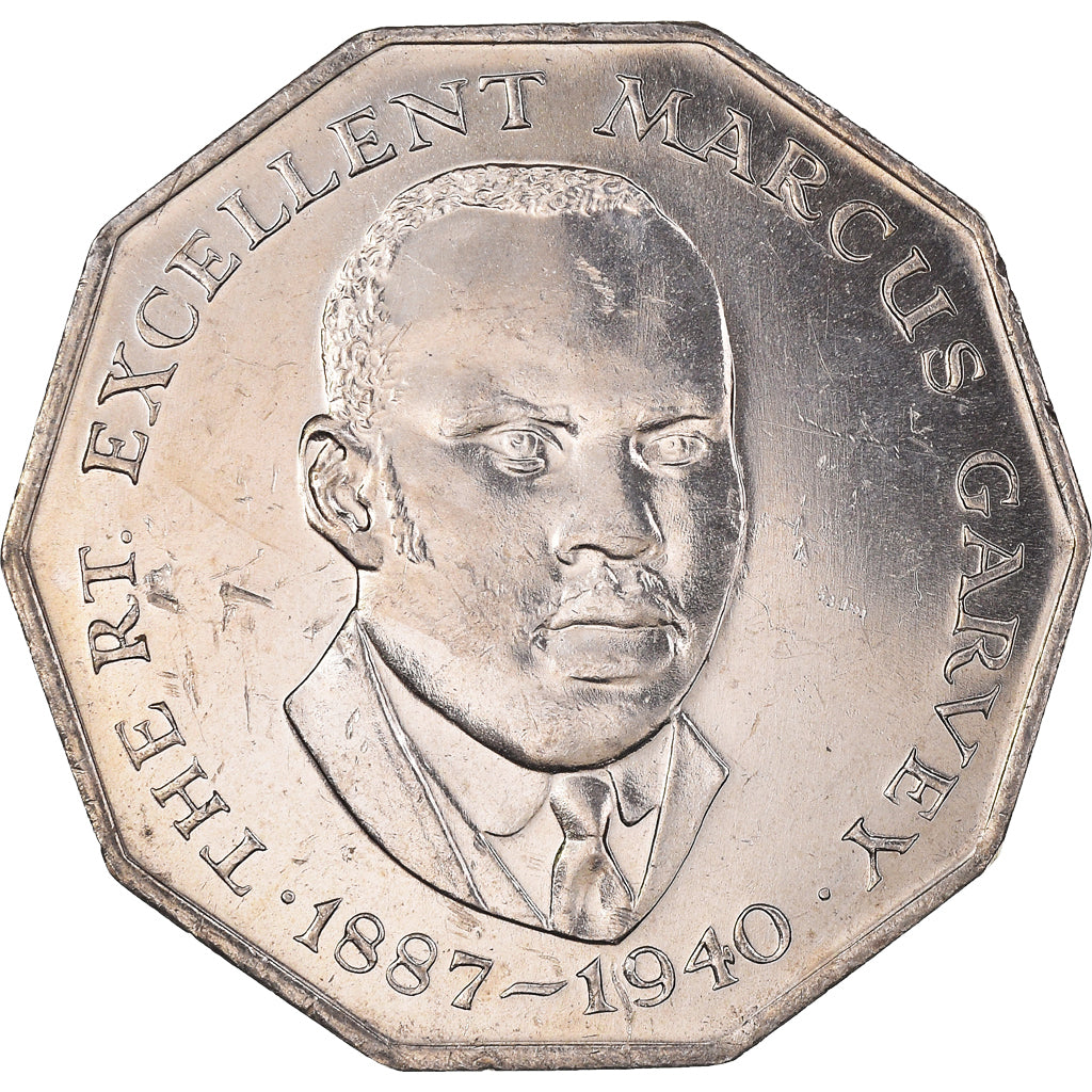 Coin, Jamaica, Elizabeth II, 50 Cents, 1986, Franklin Mint, MS(60-62)