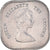 Monnaie, Etats des caraibes orientales, Elizabeth II, 2 Cents, 1981, SUP+