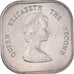 Coin, East Caribbean States, Elizabeth II, 2 Cents, 1981, MS(60-62), Aluminum