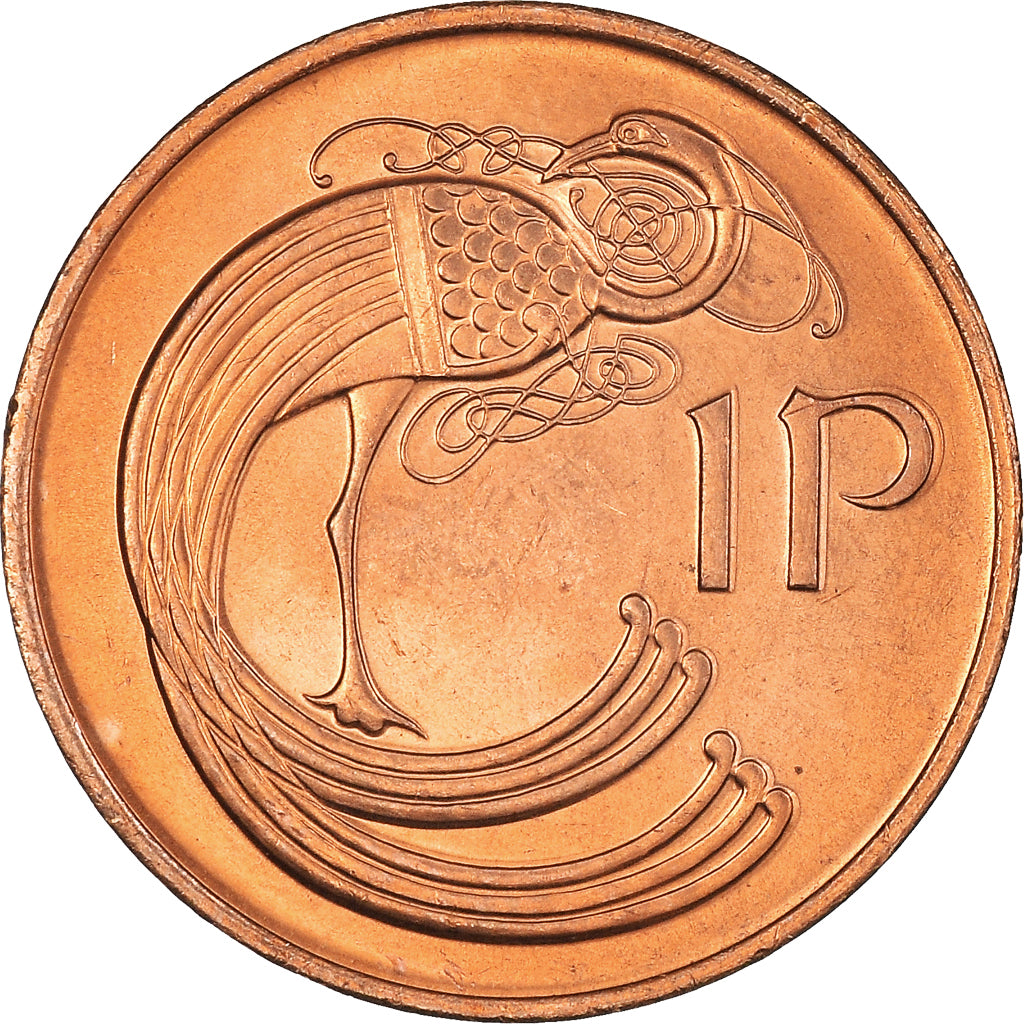 Moneta, REPUBBLICA D’IRLANDA, Penny, 1980, SPL, Bronzo, KM:20