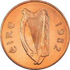Munten, REPUBLIEK IERLAND, 2 Pence, 1982, UNC-, Bronzen