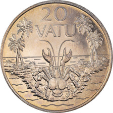 Coin, Vanuatu, 20 Vatu, 1983, British Royal Mint, MS(60-62), Copper-nickel, KM:7
